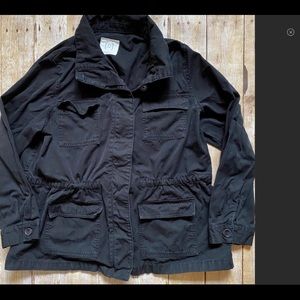 Relativity black cargo pocket jacket 2x